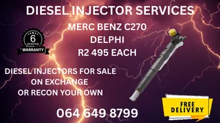 Merc Benz C270 Delphi Diesel Injectors For Sale Or Recon Your Own Copper Washers Included