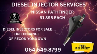 Nissan Pathfinder Diesel Injectors With Washers For Sale On Exchange Or Recon Your Own Warranty Incl