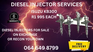 Isuzu Kb300 Diesel Injectors With Washers For Saleor Recon Your Own 6 Months Warranty