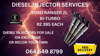 Ford Ranger 2l Bi-turbo Diesel Injectors For Sale With Warranty