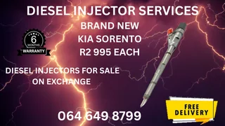 Brand New Kia Sorento Diesel Injectors For Sale With Washers And Warranty