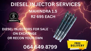 Mahindra 1.5 Diesel Injectors For Sale Or Recon Your Own