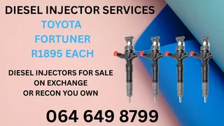 Toyota Fortuner Diesel Injectors For Sale On Exchange Or Recon Your Own Washers And Warranty Incl