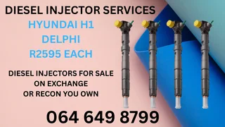Hyundai H1 Delphi Diesel Injectors For Sale Or Recon Your Own Warranty Included