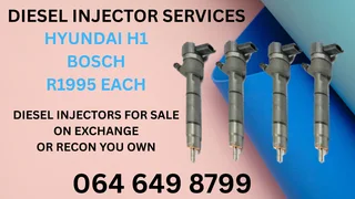 Hyundai H1 Bosch Diesel Injectors For Sale Or Recon Your Own Washers And Warranty Included