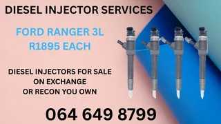 Ford Ranger 3l Diesel Injectors With Washers For Sale On Exchange Or Recon Your Own