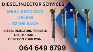 Merc Benz C270 Delphi Diesel Injectors For Sale On Exchange Copper Washers Included