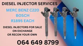 Merc Benz C220 Bosch Diesel Injectors For Sale On Exchange 6 Months Warranty Included