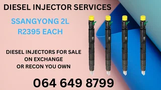 Ssangyong 2l Diesel Injectors For Sale Or Recon Your Own 6 Months Warranty Included
