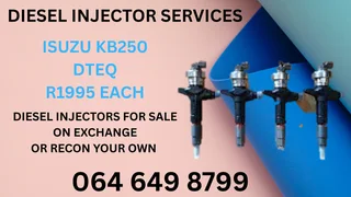 Isuzu Kb250 Dteq Diesel Injectors With Copper Washers For Sale On Exchange