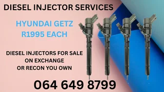 Hyundai Getz Diesel Injectors With Copper Washers For Sale Or Recon Your Own