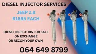 Jeep 2.8 Diesel Injectors For Sale On Exchange Or Recon Your Own With Washers And Warranty