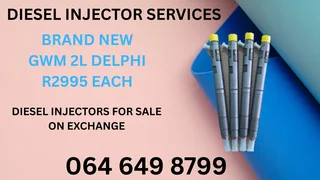 Brand New Gwm 2l Diesel Injectors For Sale On Exchange Copper Washers And 6 Months Warranty Included