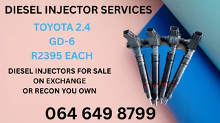 Toyota 2.4 Gd-6 Diesel Injectors For Sale On Exchange With Washers