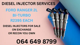 Ford Ranger 2l Bi-turbo Diesel Injectors For Sale On Exchange With Warranty