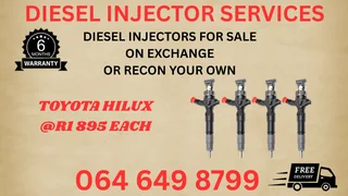 Let Us Recon Your Toyota Hilux Diesel Injectors Copper Washers Included
