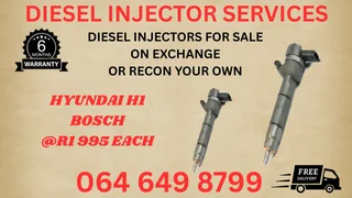 Hyundai H1 Bosch Diesel Injectors For Sale On Exchange