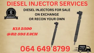Kia 2500 Diesel Injectors For Sale On Exchange With Washers And Warranty