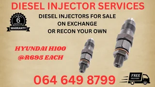 We Can Recon Your Hyundai H100 Diesel Injectors