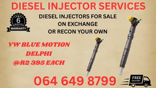 We Can Recon Your Vw Blue Motion Delphi Diesel Injectors Washers Included