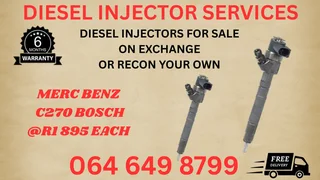 Let Us Recon Your Merc Benz C270 Bosch Diesel Injectors