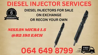 Let Us Recon Your Nissan Micra 1.5 Diesel Injectors Copper Washers Included