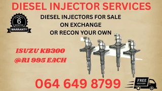 Isuzu Kb300 Diesel Injectors For Sale On Exchange Or Recon Your Own 6 Months Warranty Included