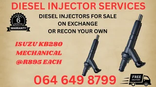 Isuzu Kb280 Mechanical Diesel Injectors For Sale On Exchange