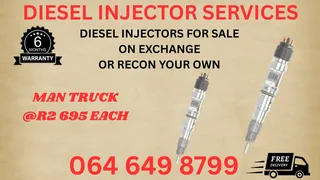 Man Truck Diesel Injectors For Sale Or Recon Your Own