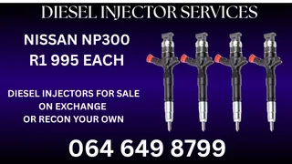 Nissan Np300 Diesel Injectors With Washers For Sale On Exchange Warranty Included