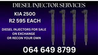 Let Us Recon Your Kia 2500 Diesel Injectors Copper Washers Included