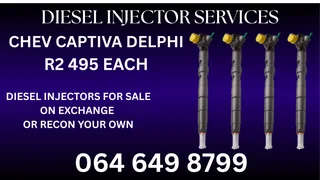 Let Us Recon Your Chev Captiva Delphi Diesel Injectors 6 Months Warranty Included