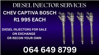 Let Us Recon Your Chev Captiva Bosch Diesel Injectors Copper Washers And Warranty Included