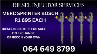 Merc Sprinter Bosch Diesel Injectors For Sale On Exchange Copper Washers Included