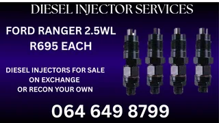 Ford Ranger 2.5wl Diesel Injectors For Sale On Exchange 6 Months Warranty Included