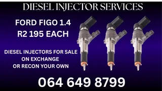 Ford Figo 1.4 Diesel Injectors With Washers For Sale Or Recon Your Own