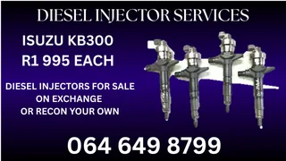 Isuzu Kb300 Diesel Injectors With Washers For Sale Or Recon Your Own Warranty Included