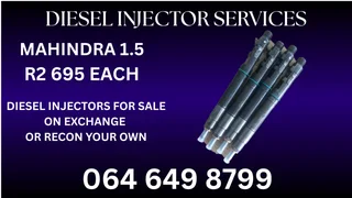 Mahindra 1.5 Diesel Injectors For Sale Or Recon Your Own