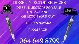 Nissan Navara Diesel Injectors For Sale On Exchange Or Recon Your Own 6 Months Warranty Included