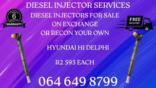 Hyundai H1 Delphi Diesel Injectors For Sale On Exchange Or Recon Your Own Washers And Warranty Incl