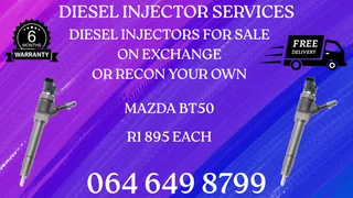 Mazda Bt50 Diesel Injectors For Sale On Exchange 6 Months Warranty Included