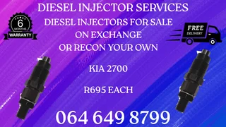 Kia 2700 Diesel Injectors For Sale Or Recon Your Own
