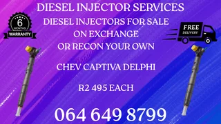 Chev Captiva Delphi Diesel Injectors For Sale Or Recon Your Own Copper Washers Included