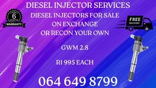 Gwm 2.8 Diesel Injectos With Washers For Sale Or Recon Your Own