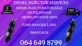 Let Us Recon Your Ford Ranger 2.5wl Diesel Injectors