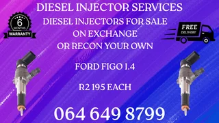 Ford Figo 1.4 Diesel Injectors For Sale On Exchange Or Recon Your Own With Washers