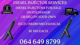 Isuzu Kb280 Mechanical Diesel Injectors For Sale Or Recon Your Own