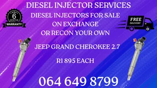 Jeep Grand Cherokee 2.7 Diesel Injectors For Sale On Exchange With Warranty