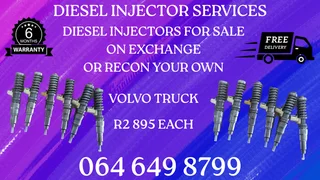 Volvo Truck Diesel Injectors With Washers For Sale On Exchange With Warranty