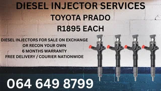 We Can Recon Your Toyota Prado Diesel Injectors Warranty Included